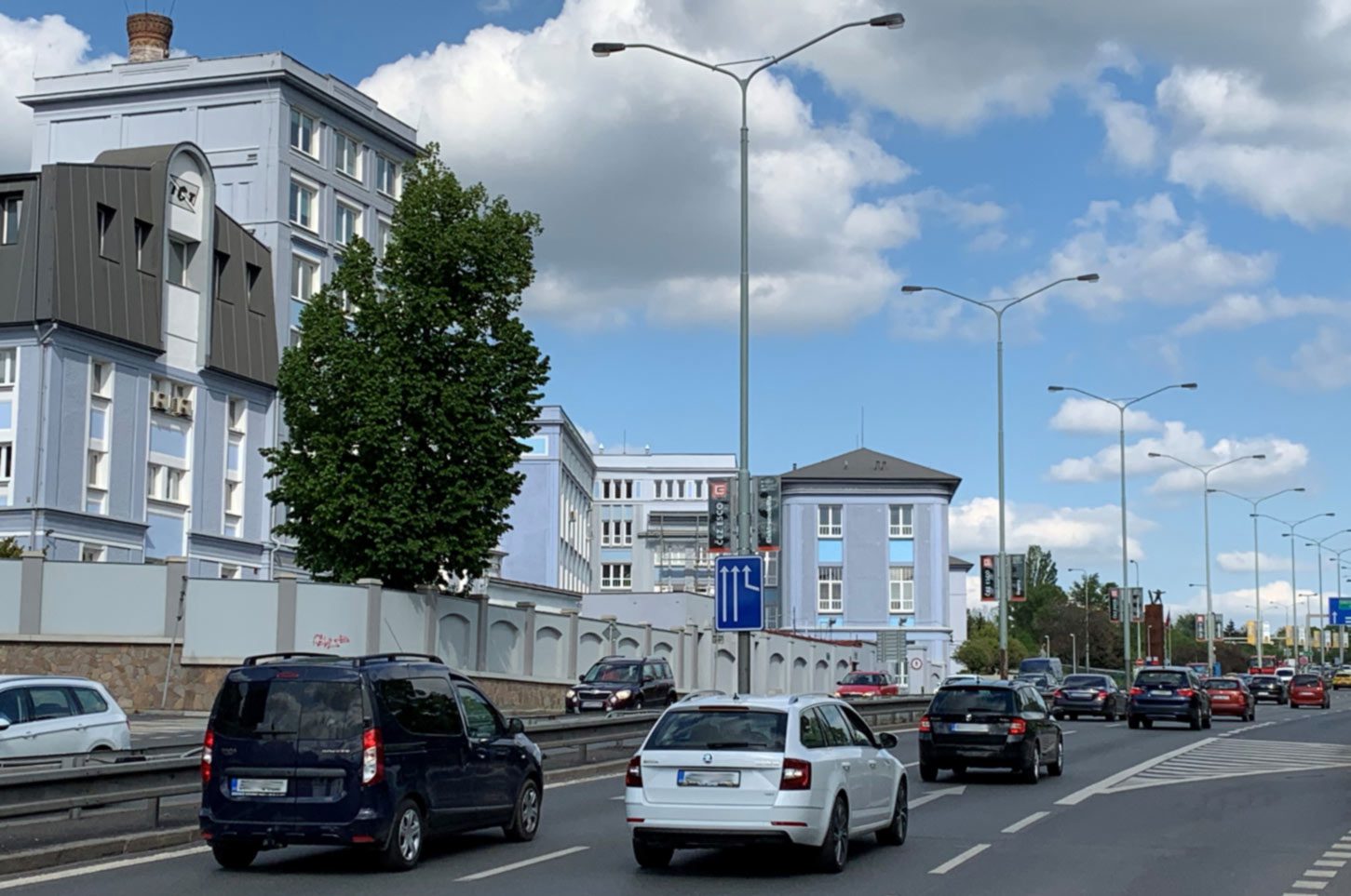 Nepřetržité občanské měření hluku v ulici V Holešovičkách v Praze